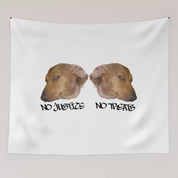 Item preview, Dogs Against Fascism: No Justice No Treats  designed and sold by PopCultureArtShop.