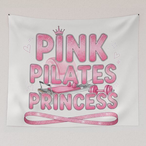 Item preview,  Pink Pilates Princess - Funny Workout Shirt Gift for Her designed and sold by FitEnvy.