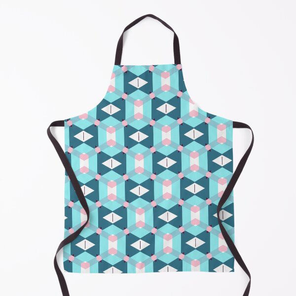 Item preview, Beautiful Modern Retro Diamond Star Pink Blue Geometric Abstract Pattern designed and sold by RoyalStarsPatts.