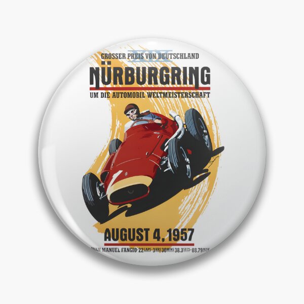 Item preview, 1957 Nürburgring Grand Prix Poster designed and sold by CharlieDesings.