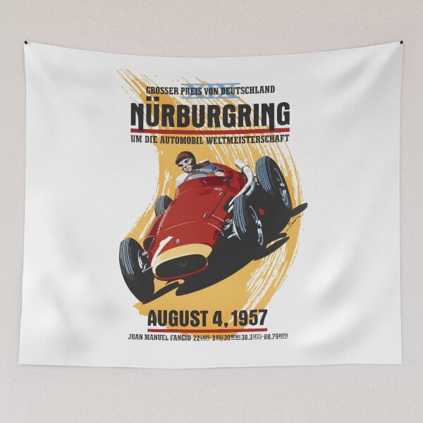 Item preview, 1957 Nürburgring Grand Prix Poster designed and sold by CharlieDesings.