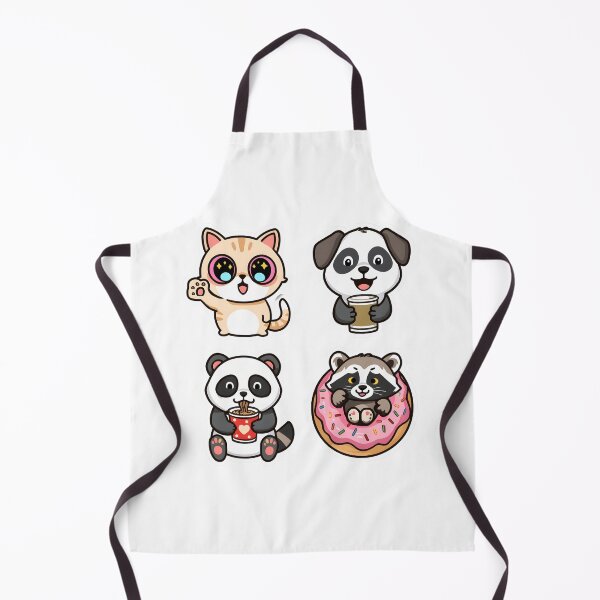 Item preview, Snack Squad – Cute Animal Sticker Pack designed and sold by SoftyDesigns.