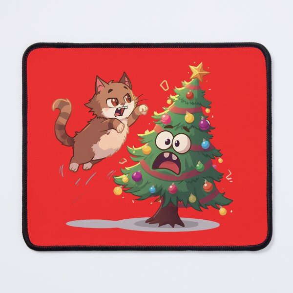 Item preview, Cat vs Christmas Tree – Holiday Chaos | ECHOPAW CO. designed and sold by EchopawCo.