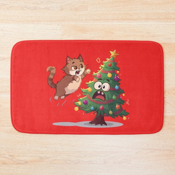Item preview, Cat vs Christmas Tree – Holiday Chaos | ECHOPAW CO. designed and sold by EchopawCo.