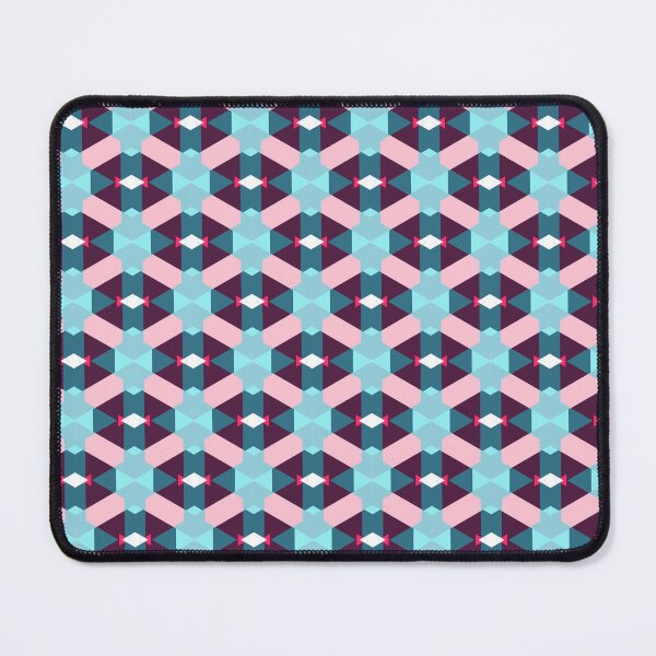 Item preview, Beautiful Abstract Interlocking Herringbone Tessellation Pink Geometric Abstract Pattern designed and sold by RoyalStarsPatts.