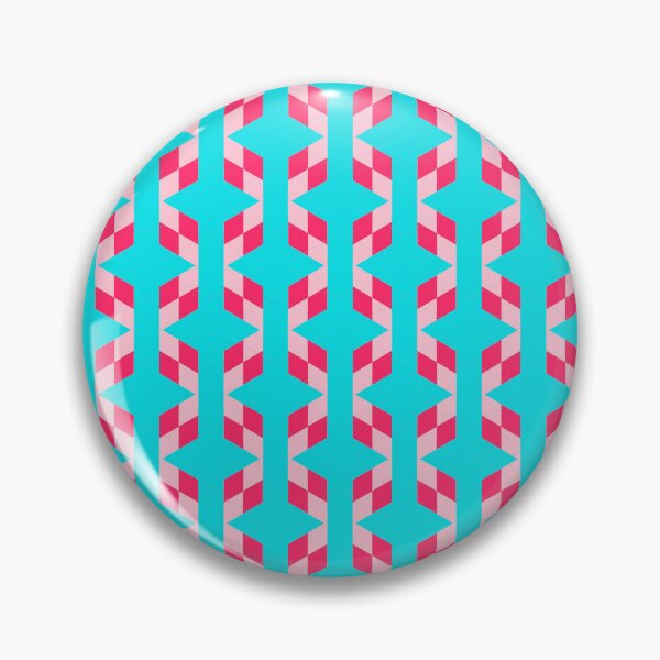 Item preview, Beautiful Colorful Crosshatch Fishbone Pink Blue Abstract Geomteric Pattern designed and sold by RoyalStarsPatts.