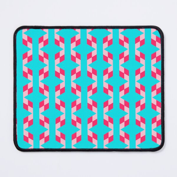 Item preview, Beautiful Colorful Crosshatch Fishbone Pink Blue Abstract Geomteric Pattern designed and sold by RoyalStarsPatts.