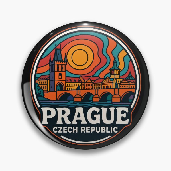 Item preview, Prague Czech Republic Trippy Travel designed and sold by TomFrontierArt.