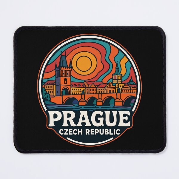 Item preview, Prague Czech Republic Trippy Travel designed and sold by TomFrontierArt.