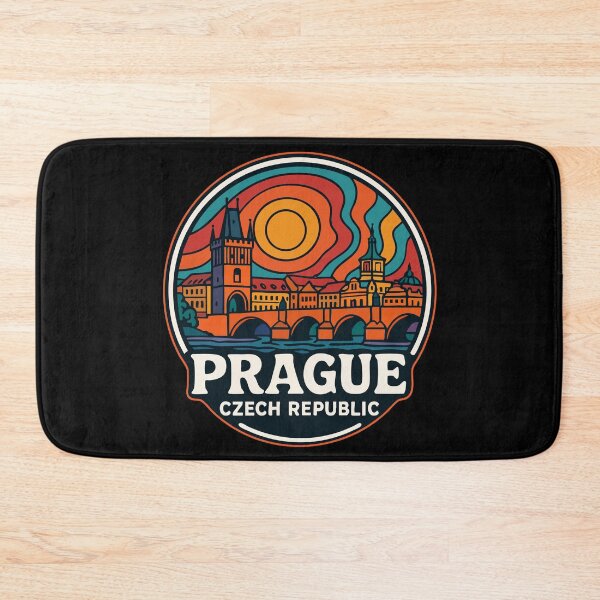 Item preview, Prague Czech Republic Trippy Travel designed and sold by TomFrontierArt.
