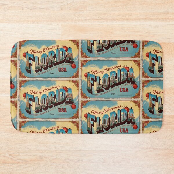 Item preview, Merry Christmas From Florida USA Postcard Greetings Retro Travel Vintage designed and sold by TravelPostcardGems.