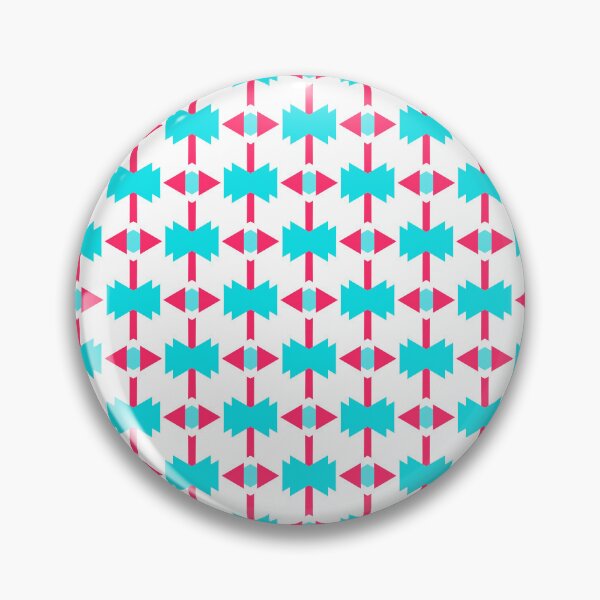 Item preview, Beautiful Modern Irregular Interlocking Star Pink Blue Geometric Abstract Pattern designed and sold by RoyalStarsPatts.