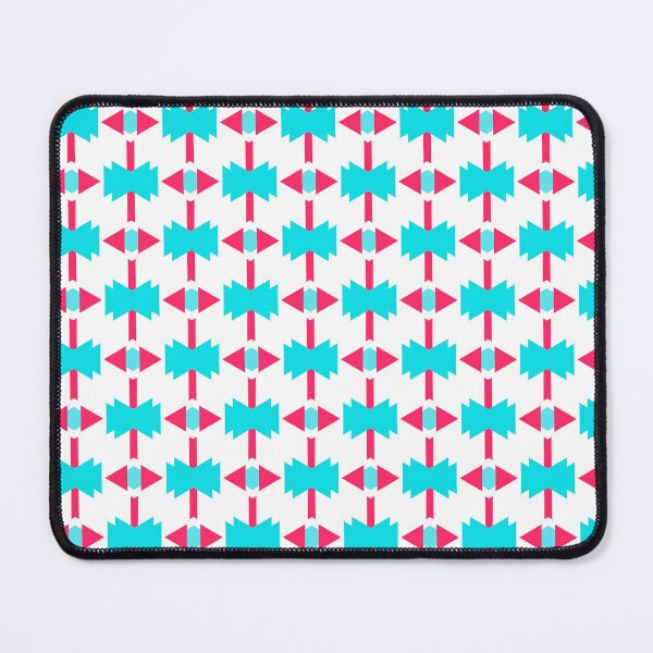 Item preview, Beautiful Modern Irregular Interlocking Star Pink Blue Geometric Abstract Pattern designed and sold by RoyalStarsPatts.
