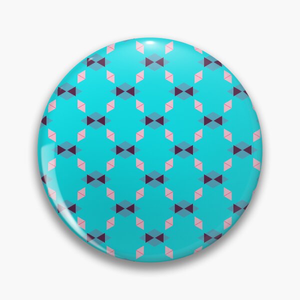 Item preview, Cute Modern Herringbone Pattern Pink Blue Geometric Abstract Pattern designed and sold by RoyalStarsPatts.