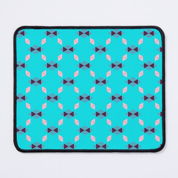 Item preview, Cute Modern Herringbone Pattern Pink Blue Geometric Abstract Pattern designed and sold by RoyalStarsPatts.