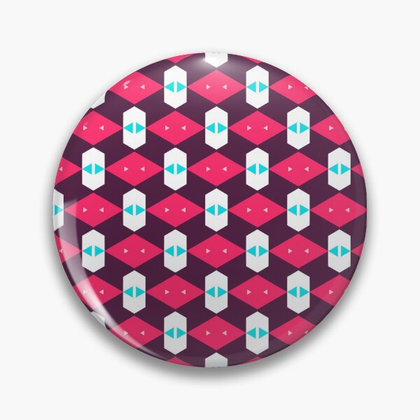 Item preview, Colorful Abstract SubwayTile Fishbone Pink Abstract Geomteric Pattern designed and sold by RoyalStarsPatts.