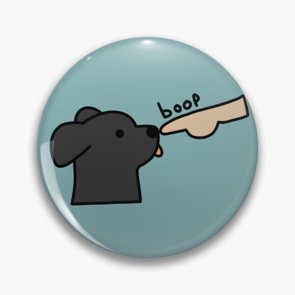 Item preview, Boop - dog getting booped on the nose - cute dog art designed and sold by aziza-doodles.