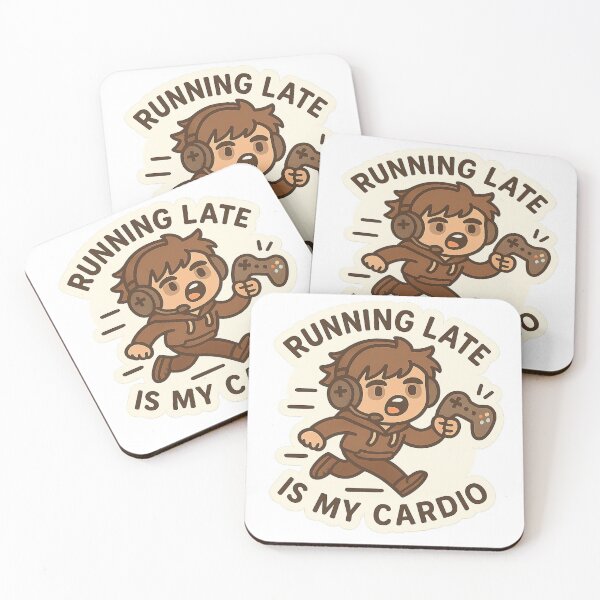 Item preview, Running Late is My Cardio Gamer designed and sold by DivinelyAligned8.