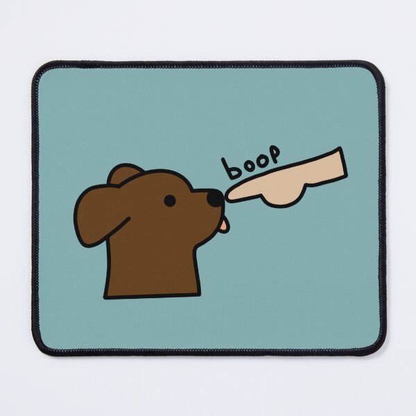 Item preview, Boop - dog getting booped on the nose - cute dog art designed and sold by aziza-doodles.