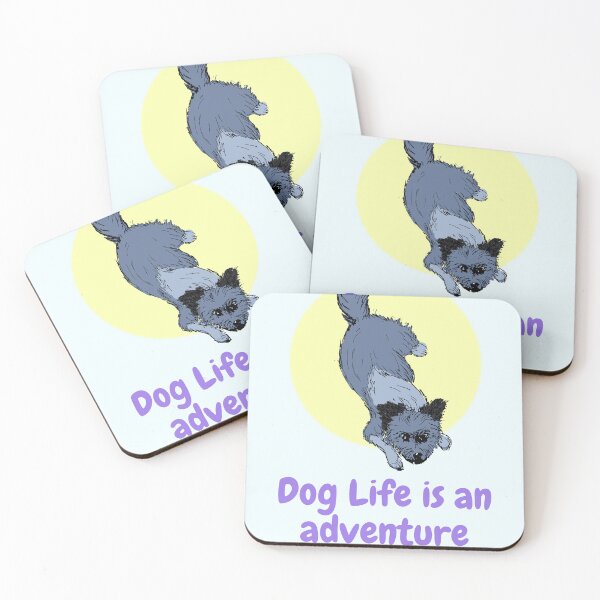Item preview, Dog Life Is an Adventure – energetic dog lover design for pet parents and outdoor dog enthusiasts. Perfect for gifts and everyday wear. designed and sold by Odd shloox.