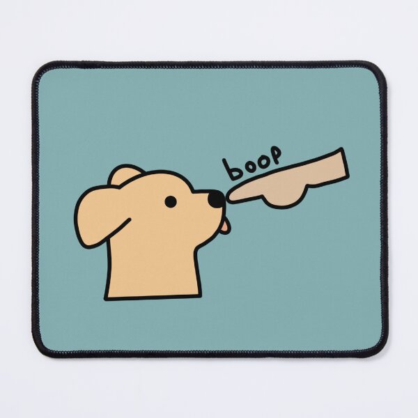Item preview, Boop - dog getting booped on the nose - cute dog art designed and sold by aziza-doodles.