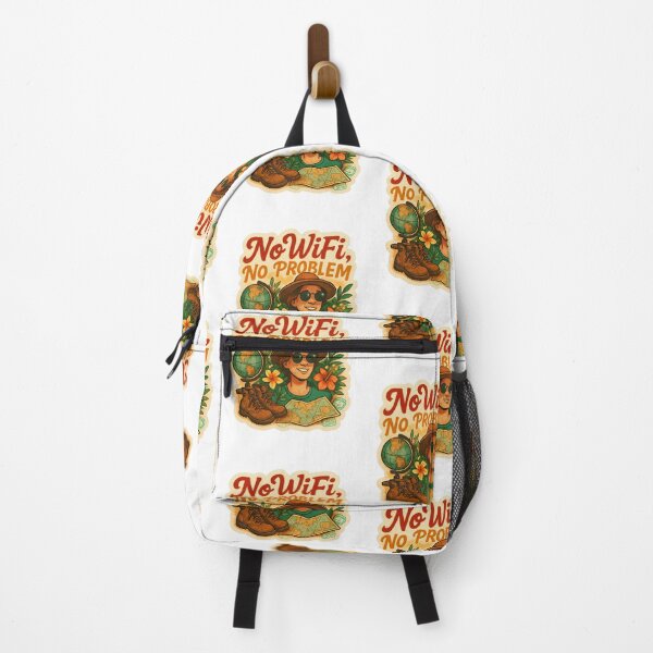 Item preview, No Wifi No Problem Adventure Vintage Travel designed and sold by Retro-Anime9.