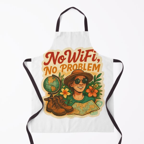 Item preview, No Wifi No Problem Adventure Vintage Travel designed and sold by Retro-Anime9.