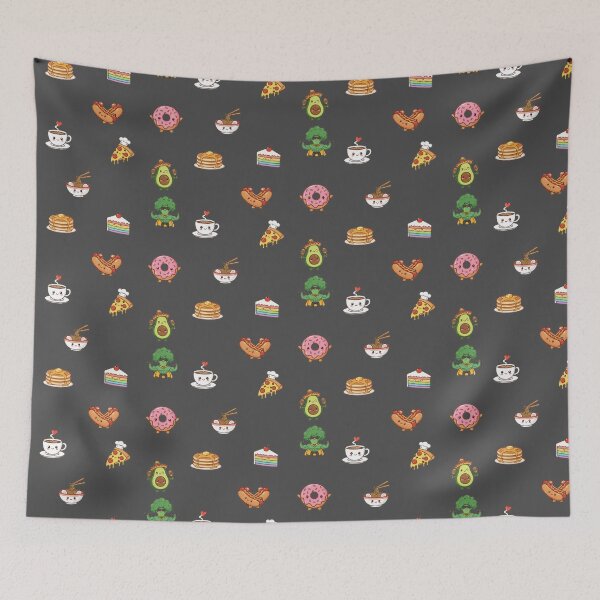 Item preview, Kawaii Food Sticker Pack – Cute Avocado, Donut, Pizza, Coffee, Ramen & More designed and sold by MerchYouSearch.