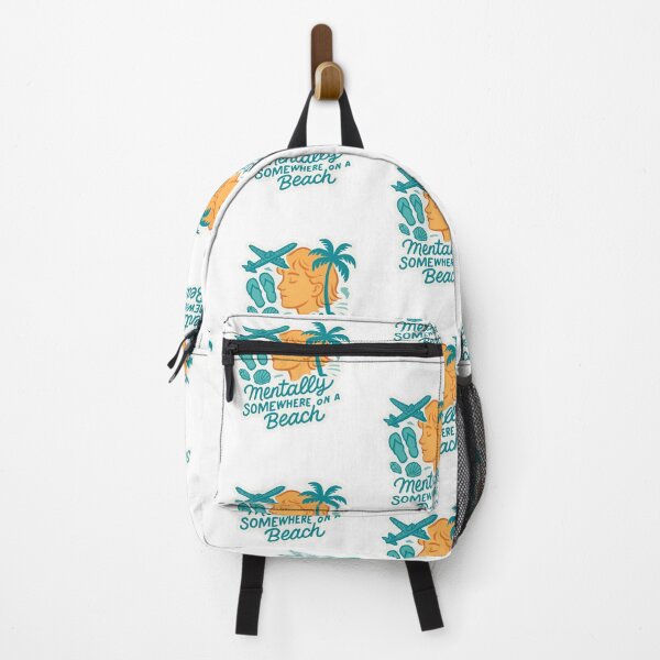 Item preview, Mentally Somewhere on a Beach Adventure Vintage Travel designed and sold by Retro-Anime9.