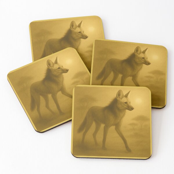 Item preview, Maned Wolf – Walking Through Golden Mist designed and sold by GeoWild Designs.