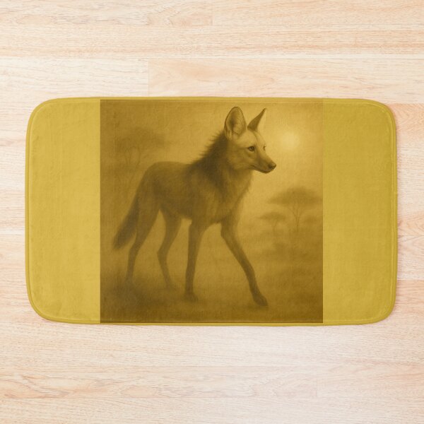 Item preview, Maned Wolf – Walking Through Golden Mist designed and sold by GeoWild Designs.