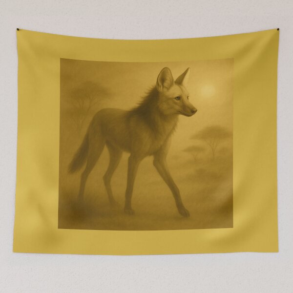 Item preview, Maned Wolf – Walking Through Golden Mist designed and sold by GeoWild Designs.