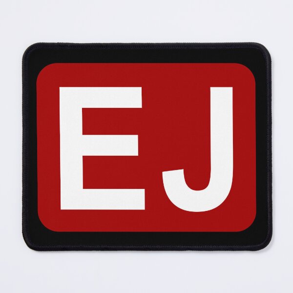 Item preview, EJ Initials White Letters designed and sold by Jeallan Designs.