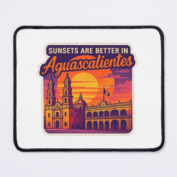 Item preview, Los atardeceres son mejores en Aguascalientes Adventure Vintage Travel designed and sold by Retro-Anime9.