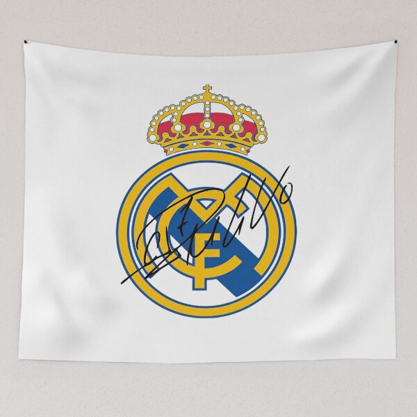 Item preview, Real Madrid C.F. crest with Cristiano Ronaldo's autograph designed and sold by Yemimendez.