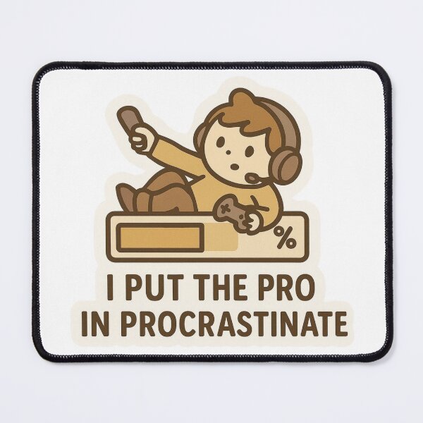 Item preview, I Put The Pro In Procrastinate Gamer designed and sold by DivinelyAligned8.