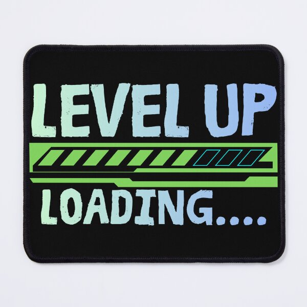 Item preview, Level Up Loading Gaming Design with Loading Bar for Gamers designed and sold by Bawek85Designs.