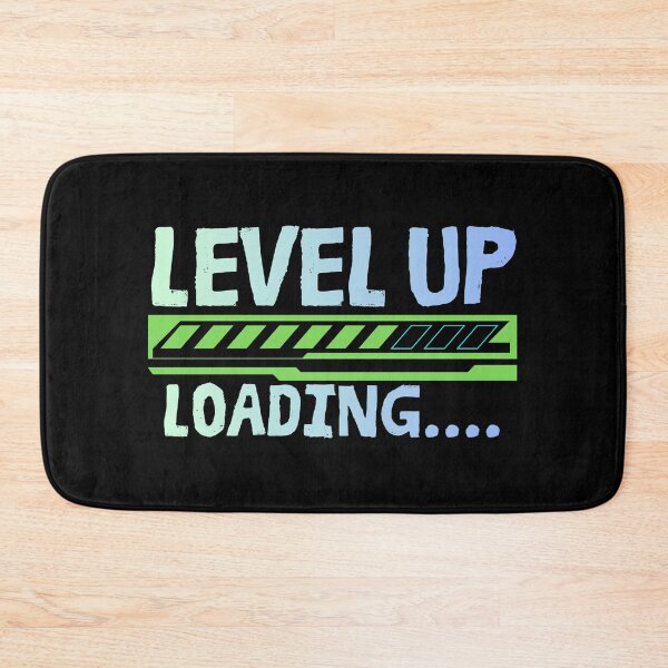 Item preview, Level Up Loading Gaming Design with Loading Bar for Gamers designed and sold by Bawek85Designs.