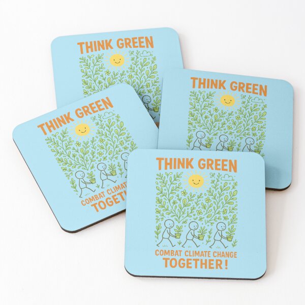 Item preview, Think Green – Climate Action Starts with Us designed and sold by VoglR.