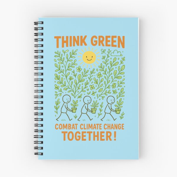 Item preview, Think Green – Climate Action Starts with Us designed and sold by VoglR.