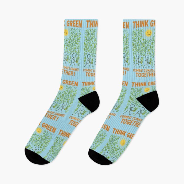 Item preview, Think Green – Climate Action Starts with Us designed and sold by VoglR.