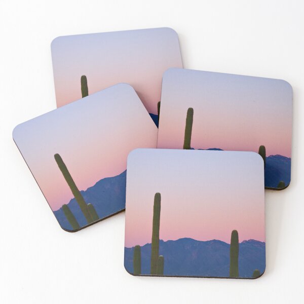 Item preview, Desert Sunset with Saguaros designed and sold by Phakade's Photos.