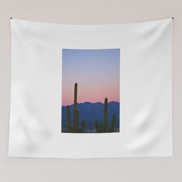 Item preview, Desert Sunset with Saguaros designed and sold by Phakade's Photos.