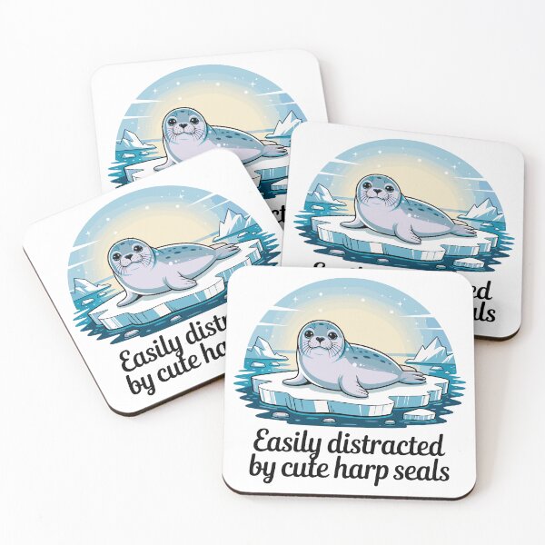 Item preview, Adorable Harp Seal on Ice designed and sold by designleon19.