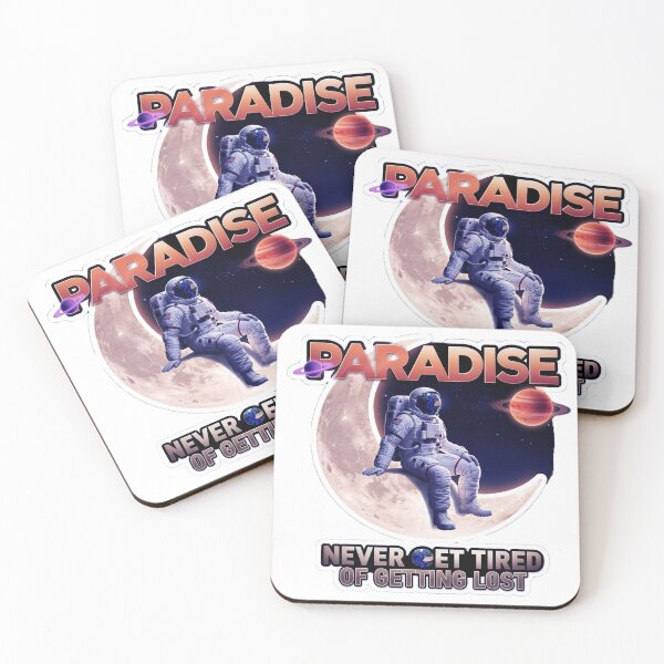 Item preview, High-Quality Realistic Astronaut Paradise Sticker Design Prompt for AI Generation designed and sold by ARTCREATESHOP.