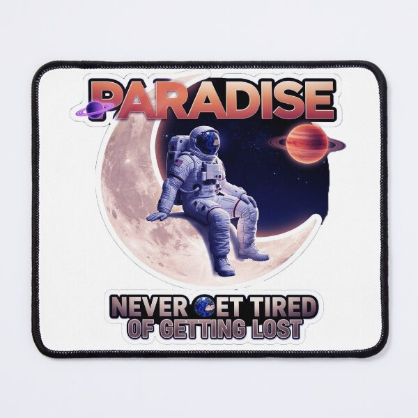 Item preview, High-Quality Realistic Astronaut Paradise Sticker Design Prompt for AI Generation designed and sold by ARTCREATESHOP.