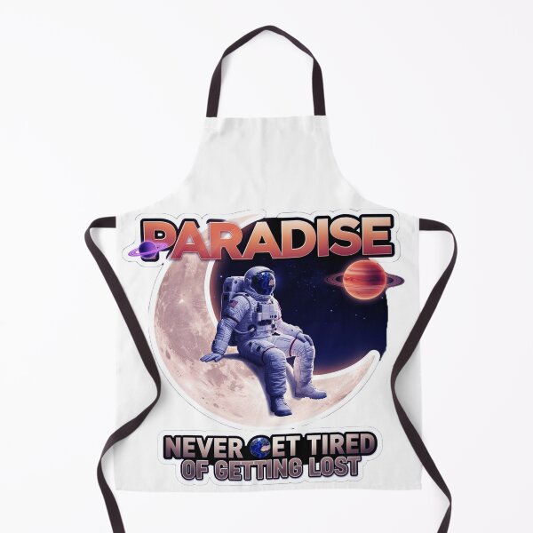 Artikelvorschau, Hochwertiger, realistischer Astronauten-Paradies-Sticker – Designvorlage für KI-Generationen entworfen und verkauft von ARTCREATESHOP.