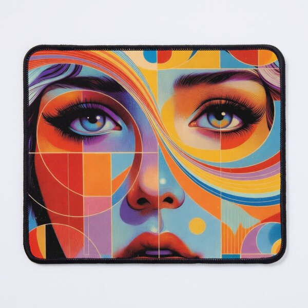 Item preview, Retrato Femenino Pop Art Abstracto Geométrico designed and sold by JonelleTshirts.