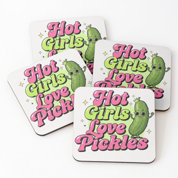 Item preview, Hot Girls love pickles designed and sold by FitEnvy.