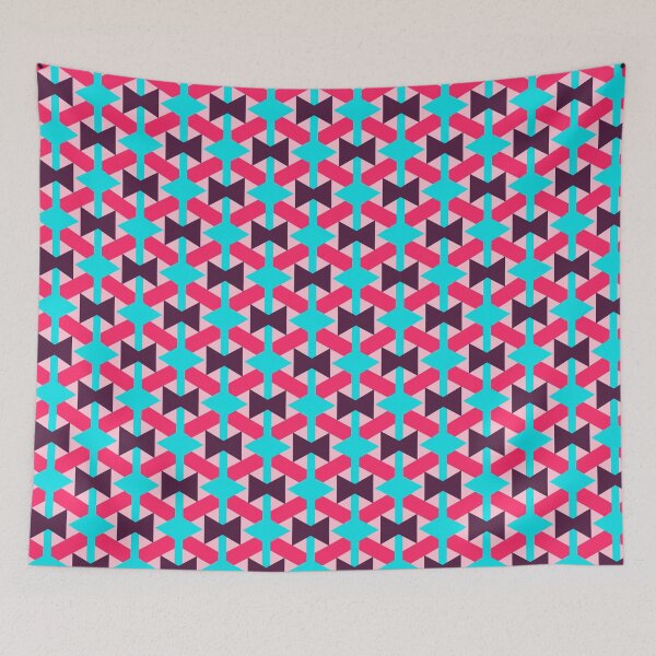 Item preview, Beautiful Abstract Stripe Parquet Herringbone Pattern Pink Geometric Abstract designed and sold by RoyalStarsPatts.